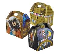 Themed Activity Lunch Meal Box - Food Gift Boxes - Favour PARTY SUPPLIES, x 20, Pirate