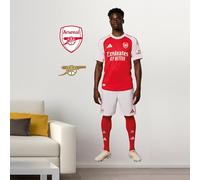 Themed Arsenal Wall Sticker - Bukayo Saka 25/26 Player + AFC Decal Set Football Art (120cm height)