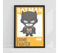 Themed Batman Print - Batman Crime Fighter Poster DC Superhero Wall Art (21cm x 29.7cm - A4)