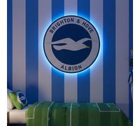 Themed Brighton & Hove Albion FC Crest LED Backlit Wallpop