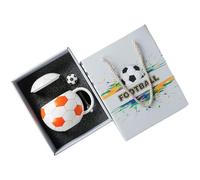 Themed Ceramic Coffee Cup with Ergonomic Handle Perfect for Sports Enthusiasts 400ml Drinkware Football Cup