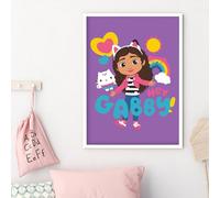 Themed Gabby's Dollhouse Print - Hey Gabby Poster Kids Wall Art (29.7cm x 42cm - A3)