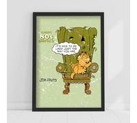 Themed Garfield Print - It’s Nice To Be Liked Poster Wall Art (42cm x 59.4cm - A2)
