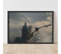 Themed House of The Dragon Print - Kings Landing Poster Wall Art (29.7cm x 42cm - A3)