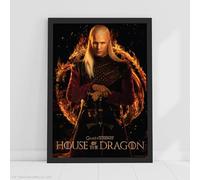 Themed House of The Dragon Print - Prince Daemon Targaryen Poster Wall Art (42cm x 59.4cm - A2)