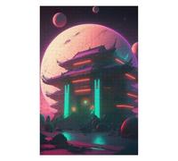 Themed Jigsaw Puzzle for Adults, Cosmic Temple, 1000 PCS