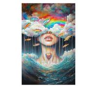 Themed Jigsaw Puzzle for Adults, Drowning in Dreams, 1000 PCS