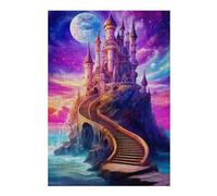 Themed Jigsaw Puzzle for Adults, Enchanted Castle by The Sea, 300 PCS
