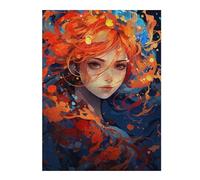Themed Jigsaw Puzzle for Adults, Flame of Passion Artwork, 500 PCS | A screen-free tabletop activity - a simple way to organise the image in spare time.