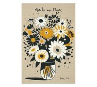 Themed Jigsaw Puzzle for Adults, March Aux Fleurs Paris, 1000 PCS
