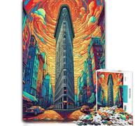 Themed Jigsaw Puzzle for Adults, New York Skyline, 300 PCS