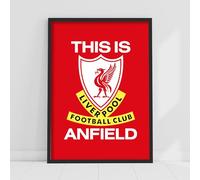 Themed Liverpool FC Print - This is Anfield Poster LFC Football Art (21cm x 29.7cm - A4)