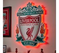 Themed Liverpool Football Club Crest LED Backlit Wallpop