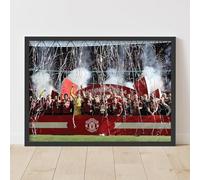 Themed Manchester United FC Print - FA Cup Winners Poster Football Wall Art (42cm x 59.4cm - A2)