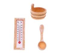 Themed Miniature Wooden Sauna Room Accessory for Dollhouses Decorations and Model Displays Miniature Wooden Accessories Furniture Scene Realistic Room Model for Creative Decors Accessories