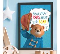Themed Paddington Bear Print - I'm a Very Rare Sort of Bear Quote Kids Wall Art Paddington TV (21cm x 29.7cm - A4)
