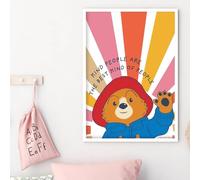 Themed Paddington Bear Print - Kind People Quote Kids Wall Art Paddington TV (42cm x 59.4cm - A2)