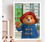 Themed Paddington Bear Print - Outside Waving Kids Wall Art Paddington TV (29.7cm x 42cm - A3)