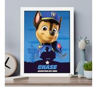 Themed Paw Patrol Print - Chase Adventure Bay Hero Poster Wall Art (21cm x 29.7cm - A4)