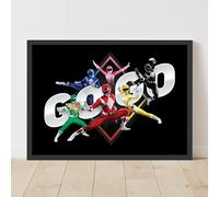 Themed Power Rangers Print - Go Go Poster Wall Art (42cm x 59.4cm - A2)