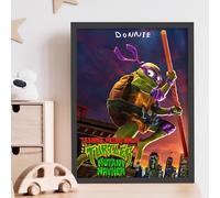 Themed Teenage Mutant Ninja Turtles Print - Donnie Mutant Mayhem Poster TMNT Wall Art (29.7cm x 42cm - A3)