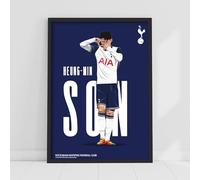 Themed Tottenham Hotspur Print - Heung-Min Son Illustration 24-25 Poster Wall Art (29.7cm x 42cm - A3)