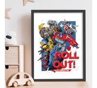 Themed Transformers Print - Autobots Roll Out Wall Art Poster (21cm x 29.7cm - A4)