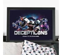 Themed Transformers Print - Decepticons Group Wall Art Poster (29.7cm x 42cm - A3)