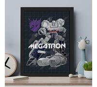 Themed Transformers Print - Megatron Blueprint Wall Art Poster (21cm x 29.7cm - A4)
