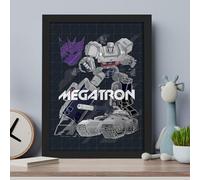 Themed Transformers Print - Megatron Blueprint Wall Art Poster (29.7cm x 42cm - A3)