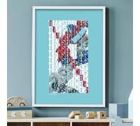Themed Transformers Print - Optimus Prime Megatron Face Off Wall Art Poster (42cm x 59.4cm - A2)