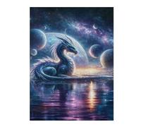 Themed Wooden Jigsaw Puzzle for Adults, Creator Dragons Cosmos, 500 PCS