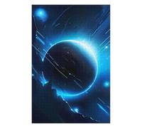 Themed Wooden Jigsaw Puzzle for Adults, Deep Blue Planet Space, 1000 PCS