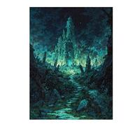 Themed Wooden Jigsaw Puzzle for Adults, Echoes of Eden, 500 PCS