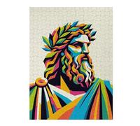 Themed Wooden Jigsaw Puzzle for Adults, King of The Gods Zeus, 500 PCS
