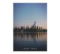Themed Wooden Jigsaw Puzzle for Adults, New York, 300 PCS