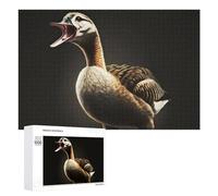 Themed Wooden Jigsaw Puzzle for Adults, Yawning Goose in Spotlight, 1000 PCS