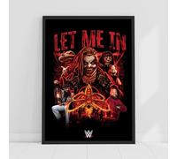 Themed WWE Print - Bray Wyatt Let Me In Red Collage Poster Wrestling Wall Art (29.7cm x 42cm - A3)