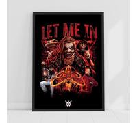 Themed WWE Print - Bray Wyatt Let Me In Red Collage Poster Wrestling Wall Art (42cm x 59.4cm - A2)