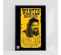 Themed WWE Print - Cactus Jack Wanted Poster Wrestling Wall Art (29.7cm x 42cm - A3)