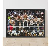 Themed WWE Print - Cody Rhodes Championship Win WrestleMania Poster Wrestling Wall Art (29.7cm x 42cm - A3)