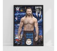 Themed WWE Print - Drew McIntyre Crowd Poster Wrestling Wall Art (A2-42cm x 59.4cm)