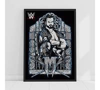 Themed WWE Print - Drew McIntyre Graphic Poster Wrestling Wall Art (A2-42cm x 59.4cm)