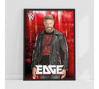 Themed WWE Print - Edge Crowd Poster Wrestling Wall Art (A4-21cm x 29.7cm)