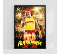 Themed WWE Print - Hulk Hogan Crowd Poster Wrestling Wall Art (A3-29.7cm x 42cm)