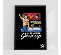 Themed WWE Print - John Cena 20 Years Pixel Poster Wrestling Wall Art (A2-42cm x 59.4cm)