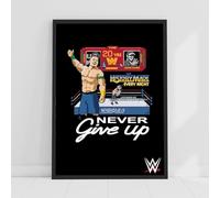 Themed WWE Print - John Cena 20 Years Pixel Poster Wrestling Wall Art (A4-21cm x 29.7cm)