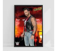 Themed WWE Print - LA Knight Crowd Poster Wrestling Wall Art (42cm x 59.4cm - A2)