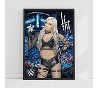 Themed WWE Print - Liv Morgan Crowd Poster Wrestling Wall Art (A4-21cm x 29.7cm)