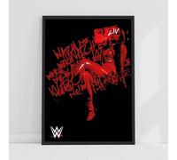 Themed WWE Print - Liv Morgan Graphic Poster Wrestling Wall Art (A4-21cm x 29.7cm)